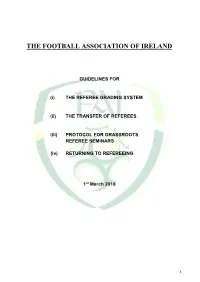 FAI Referee Guidelines