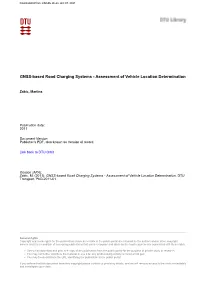 GNSS-Based Road Charging Systems 30 Asessment of Vehicle Location Determination