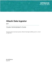 Hitachi Data Ingestor