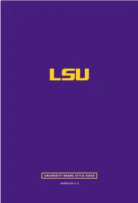LSU Brand Guide