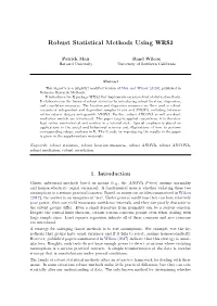 Robust Statistical Methods Using WRS2
