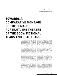 Towards a Comparative Montage of the Female Portrait