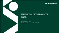 Financial Statements 2020 Presentation FINAL