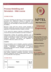 NPTEL Syllabus