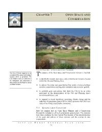 Chapter 7: Open Space and Conservation Element