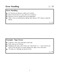 Daemons and Systems Aspects