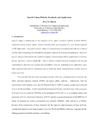 Speech Coding Methods, Standards, and Applications Jerry D. Gibson