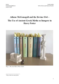 The Use of Ancient Greek Myths As Imagery in Harry Potter