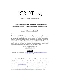Volume 2, Issue 4, December 2005 of Otakus and Fansubs