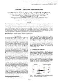 A Multilingual Allophone Database