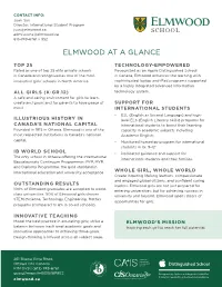 Elmwood at a Glance