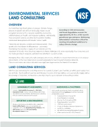 Environmental Services Land Consulting