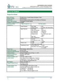 Project Fact Sheet