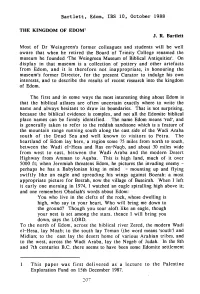 "The Kingdom of Edom," Irish Biblical Studies 10.4
