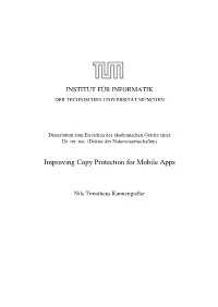 Improving Copy Protection for Mobile Apps