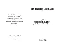 Mythmakers & Lawbreakers