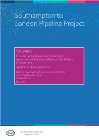 6.4 Appendix 9.4 Potential Effects On