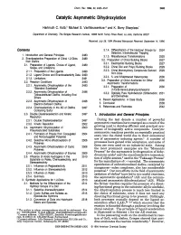 Catalytic Asymmetric Di Hydroxylation