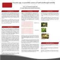 Cuscuta Spp. As Possible Source of Anti-Cholinergic Toxicity