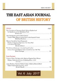 The Perception of Ginseng in Early Modern England and Its Significance in the Globalising Trade*