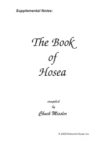 Book-Of-Hosea-Missler.Pdf