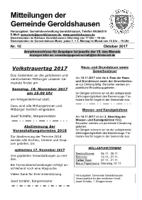 Mitteilungsblatt
