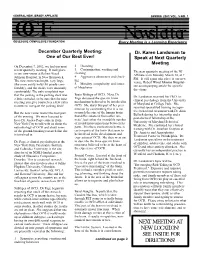 Newsletter Every Meeting Is a Learning Experience