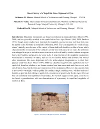 Recent Survey of a Megalithic Stone Alignment at Byse