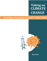 A Teaching Companion for Educators in Nova Scotia
