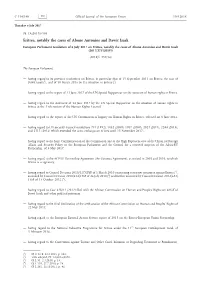 European Parliament Resolution of 6 July 2017 on Eritrea, Notably the Cases of Abune Antonios and Dawit Isaak (2017/2755(RSP)) (2018/C 334/16)
