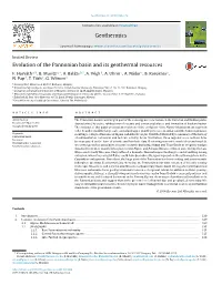 Evolution of the Pannonian Basin and Its Geothermal Resources