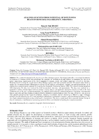 Analysis of Ecotourism Potential of Botutonuo Beach in Bone Bolango Regency, Indonesia