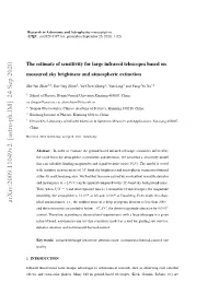 Arxiv:2009.11049V2 [Astro-Ph.IM] 24 Sep 2020