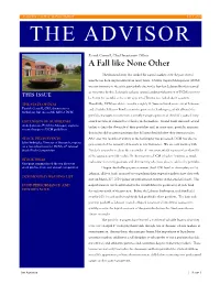 Fall 2008 the Advisor