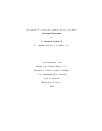 Transport of Trapped-Ion Qubits Within a Scalable Quantum Processor