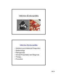 Infective Endocarditis
