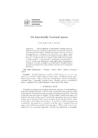 On Functionally Θ-Normal Spaces