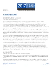 Participant Biographies