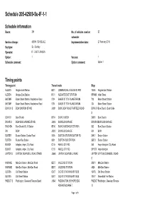 Standard Schedule 205-42509-Su-IF-1-1