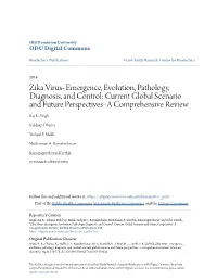 Zika Virus- Emergence, Evolution, Pathology, Diagnosis, and Control: Current Global Scenario and Future Perspectives- a Comprehensive Review Raj K