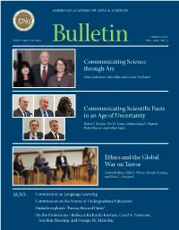 Communicating Scientific Facts in an Age of Uncertainty Communicating