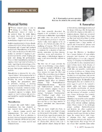 Musical Forms N