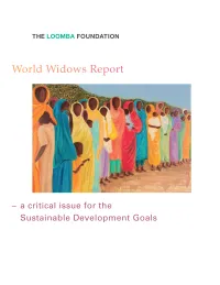 World Widows Report 2015