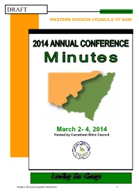 2014 Conference Minutes