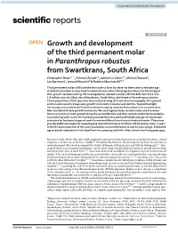 Growth and Development of the Third Permanent Molar In