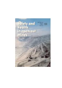 Safety and Health in Opencast Mines