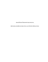 Aceh Public Expenditure Analysis Spending For