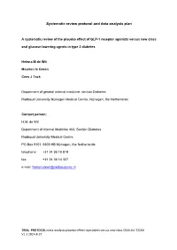 Systematic Review Protocol and Data-Analysis Plan