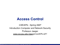 Access Control