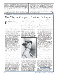 Ethel Smyth: Composer, Feminist, Suffragette